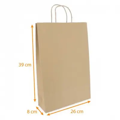 Sac Papier Kraft Personnalisé Format Bouteille